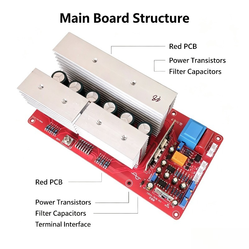 Carte mère d'onduleur à onde s - Pure Sine Wave Inverter Board 24V 48V avis et prix