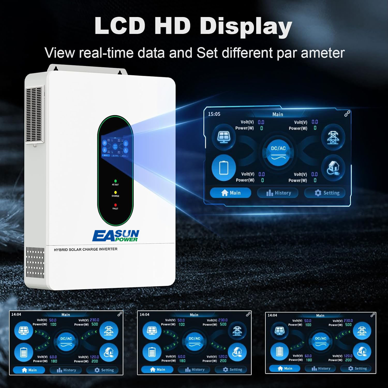 EASUN POWER Onduleur biphasé 1 - Grid Tie Inverter Limiter 2000W avis et prix