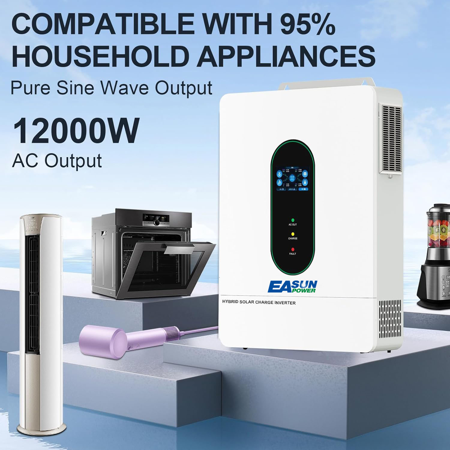 EASUN POWER Onduleur biphasé 1 - Grid Tie Inverter Limiter 2000W avis et prix
